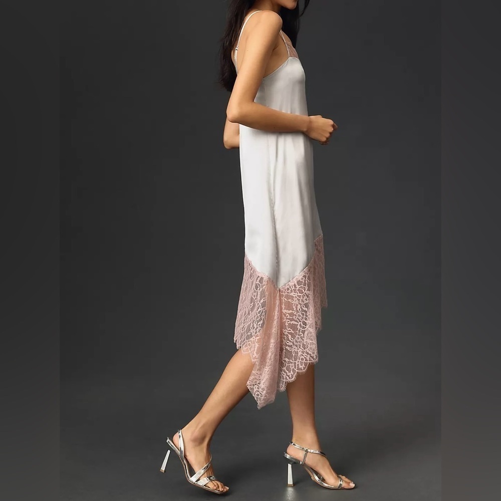 NWT Size 16W - By Anthropologie Lace-Trimmed Dress